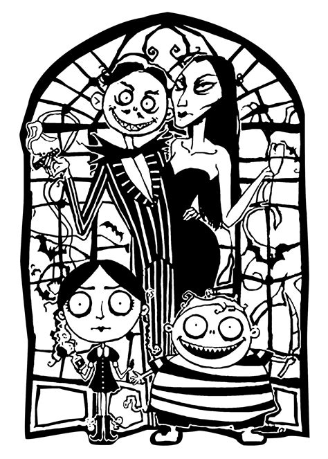 Addams Family Printable